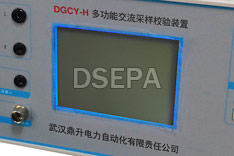 交流采樣校驗(yàn)裝置屏幕