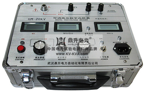 可調(diào)高壓數(shù)字兆歐表