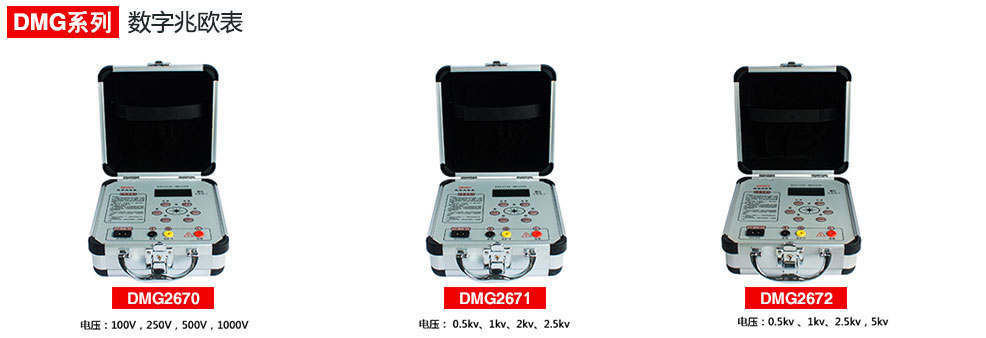 DMG2670\DMG2671\DMG2672數(shù)字兆歐表