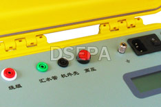 水內(nèi)冷發(fā)電機(jī)絕緣測(cè)試儀操作面板