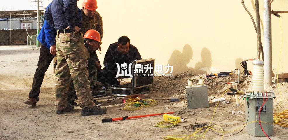 電纜故障測(cè)試儀試驗(yàn)現(xiàn)場(chǎng)