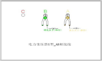 變壓器繞組變形測(cè)試儀電力變壓器Yn型_AB相接線圖