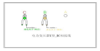變壓器繞組變形測(cè)試儀電力變壓器Yn型_BC相接線圖