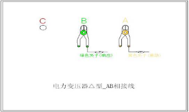 變壓器繞組變形測(cè)試儀電力變壓器△型_AB相接線圖
