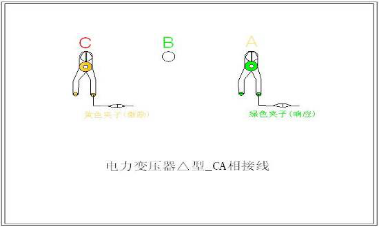 變壓器繞組變形測(cè)試儀電力變壓器△型_CA相接線圖