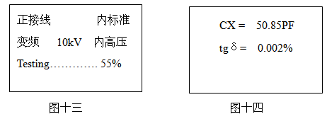 異頻介損自動測試儀菜單選擇鍵流程圖