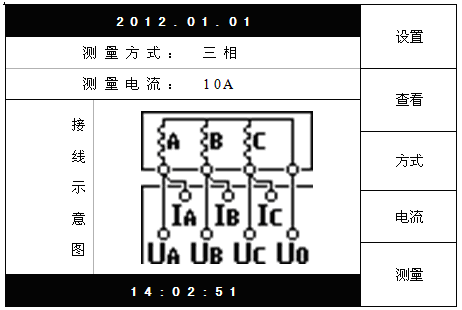 三通道直流電阻測(cè)試儀初始界面