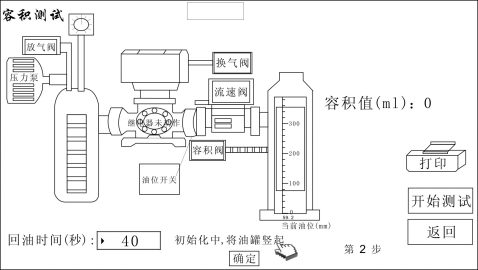 瓦斯繼電器校驗儀容積測試