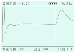電纜故障測試儀波速校驗2