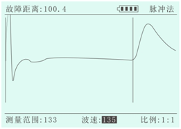 電纜故障測試儀波速校驗3