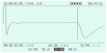 電纜故障測試儀傳播速度計算界面