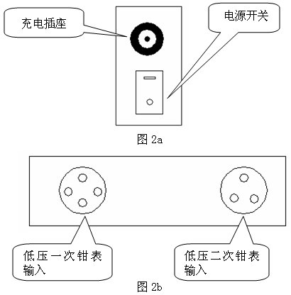 高壓CT變比測試儀接線端口示意圖