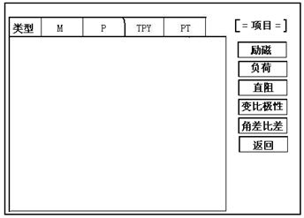 變頻互感器綜合測試儀各測試結(jié)果查詢界面