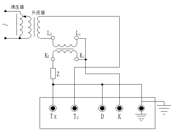 電流互感器自校接線圖